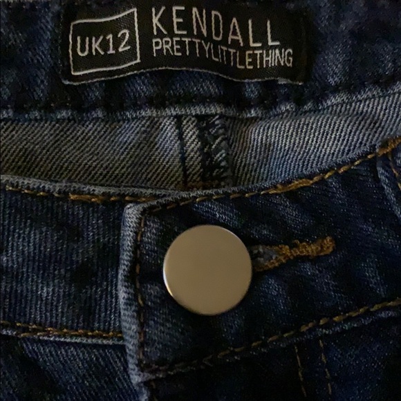 Kendall Jeans Pretty Little Thing hi rise Crop - Picture 6 of 7